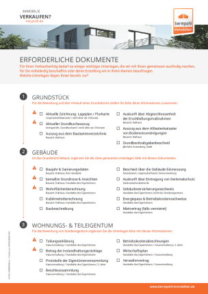 Immobilienmakler Siegburg Checkliste Dokumente Bermpohl