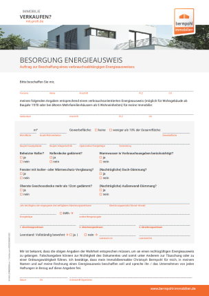 Immobilienmakler Siegburg Energieausweis besorgen Bermpohl